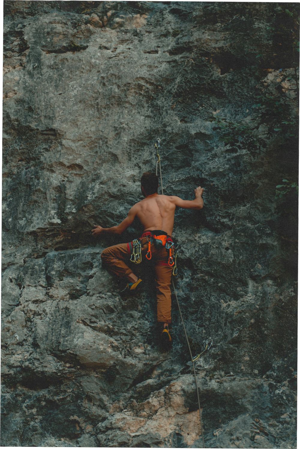 Rock climbing